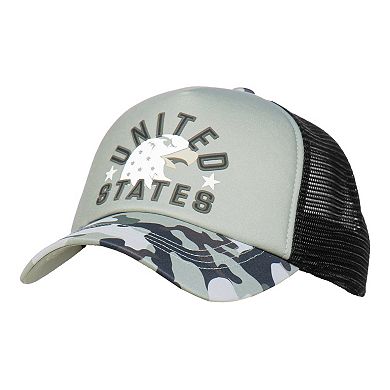 Men's United States & Eagle Adjustable Foam Trucker Hat