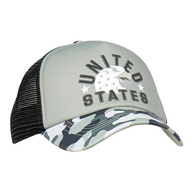 Men's United States & Eagle Adjustable Foam Trucker Hat