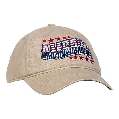 Men's Red White & Blue America Adjustable Dad Hat