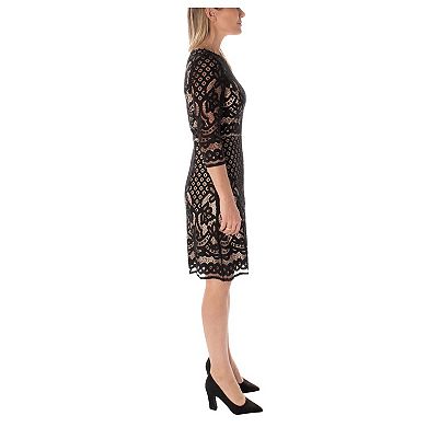 Women's Maison Tara Lace Sheath Dress