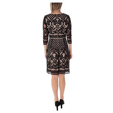 Women's Maison Tara Lace Sheath Dress