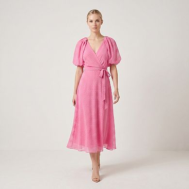Women's Maison Tara Draped Sleeve Midi Dress