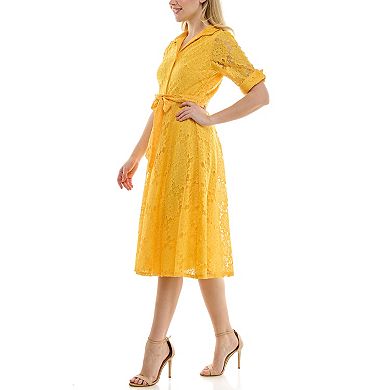 Women's Maison Tara Lace Shirt Dress
