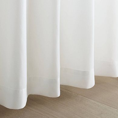 Madison Park Lexus Rod Pocket with Back Tab Privacy Curtain Pair