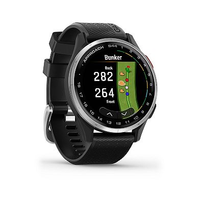 Garmin Approach S44 Silver Aluminum Bezel Golf Smartwatch