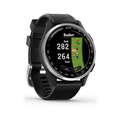Garmin Approach S44 Silver Aluminum Bezel Golf Smartwatch