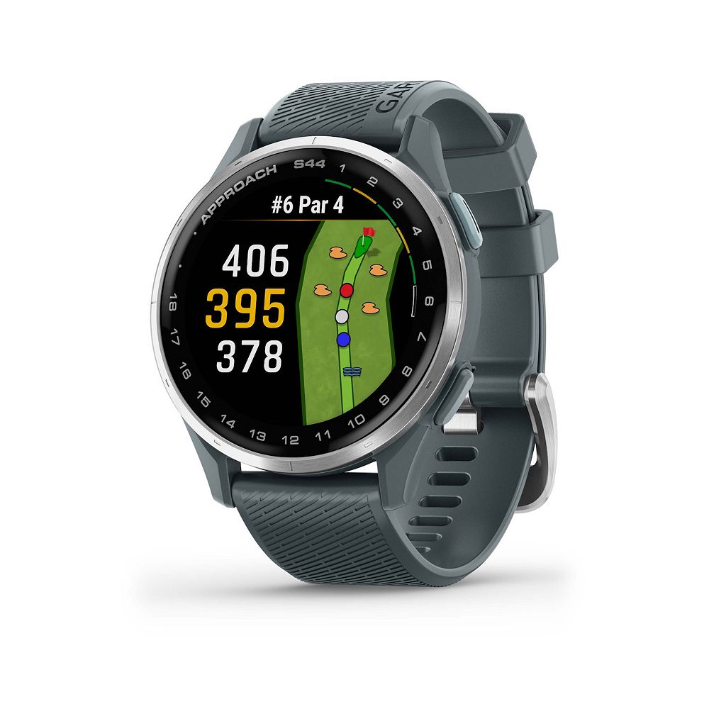 な*い様 GARMIN Approach S44 Garmin Approach S44 Silver Aluminum Bezel Golf Smartwatch