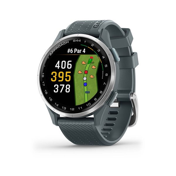 Garmin Approach S44 Silver Aluminum Bezel Golf Smartwatch Garmin Approach S44 Silver Aluminum Bezel Golf Smartwatch