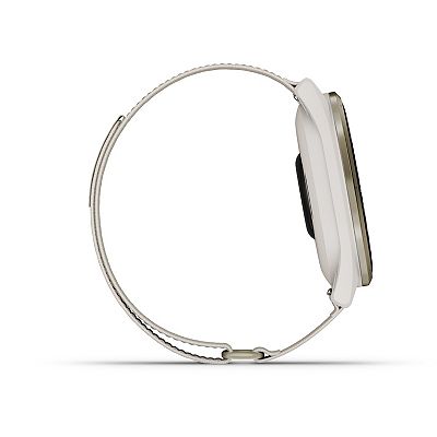 Garmin Approach S50 Cream Gold Aluminum Bezel Golf Smartwatch