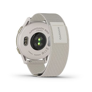 Garmin Approach S50 Cream Gold Aluminum Bezel Golf Smartwatch