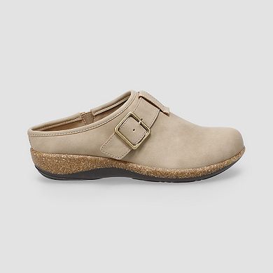 Croft & Barrow® Oaak Women's Slip-On Clogs with Buckle Detail