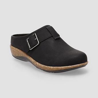 Croft & Barrow® Oaak Women's Slip-On Clogs with Buckle Detail
