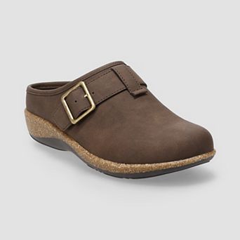 Croft & Barrow® Oaak Women's Slip-On Clogs with Buckle Detail