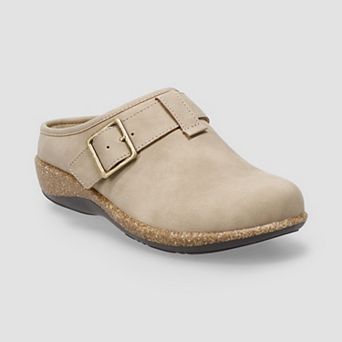 Croft & Barrow® Oaak Women's Slip-On Clogs with Buckle Detail