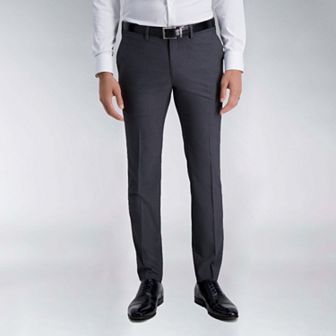 Men's J.M. Haggar® Heather Herringbone Ultra-Slim Fit Flat-Front Suit Pants