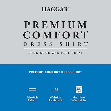 Men's Haggar® Premium Comfort Slim Fit Dress Shirt