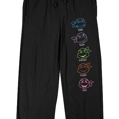 Men's Teenage Mutant Ninja Turtles Retro Pajama Pants