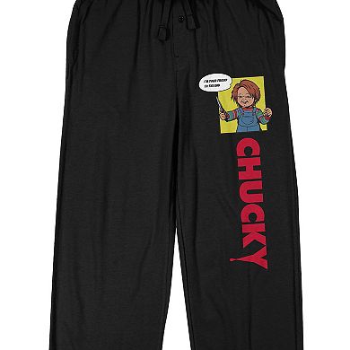 Men's Chucky Character Logo Pajama Pants