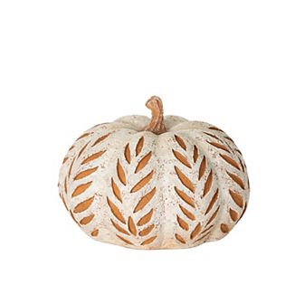 Carved Decorative Pumpkin Table Decor