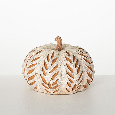 Carved Decorative Pumpkin Table Decor