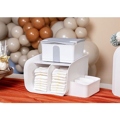Ubbi Tabletop Diaper Caddy Organizer