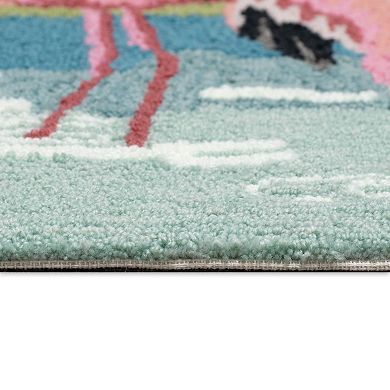 Liora Manne Front Porch Flamingos Indoor / Outdoor Mat