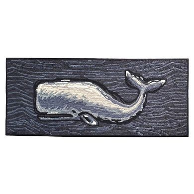 Liora Manne Front Porch Whale Indoor / Outdoor Mat