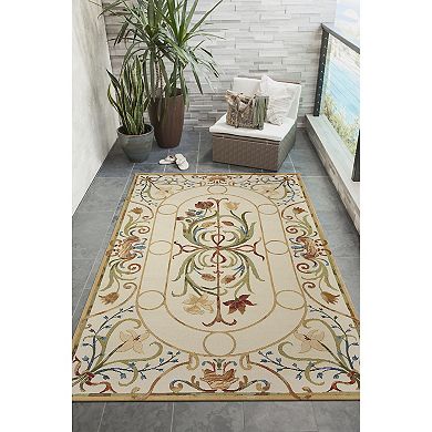 Liora Manne Marina Dream Garden Indoor / Outdoor Area Rug