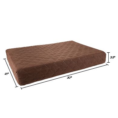 PetMaker 2-Layer Waterproof Brown Dog Bed