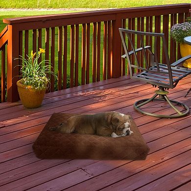 PetMaker 2-Layer Waterproof Brown Dog Bed