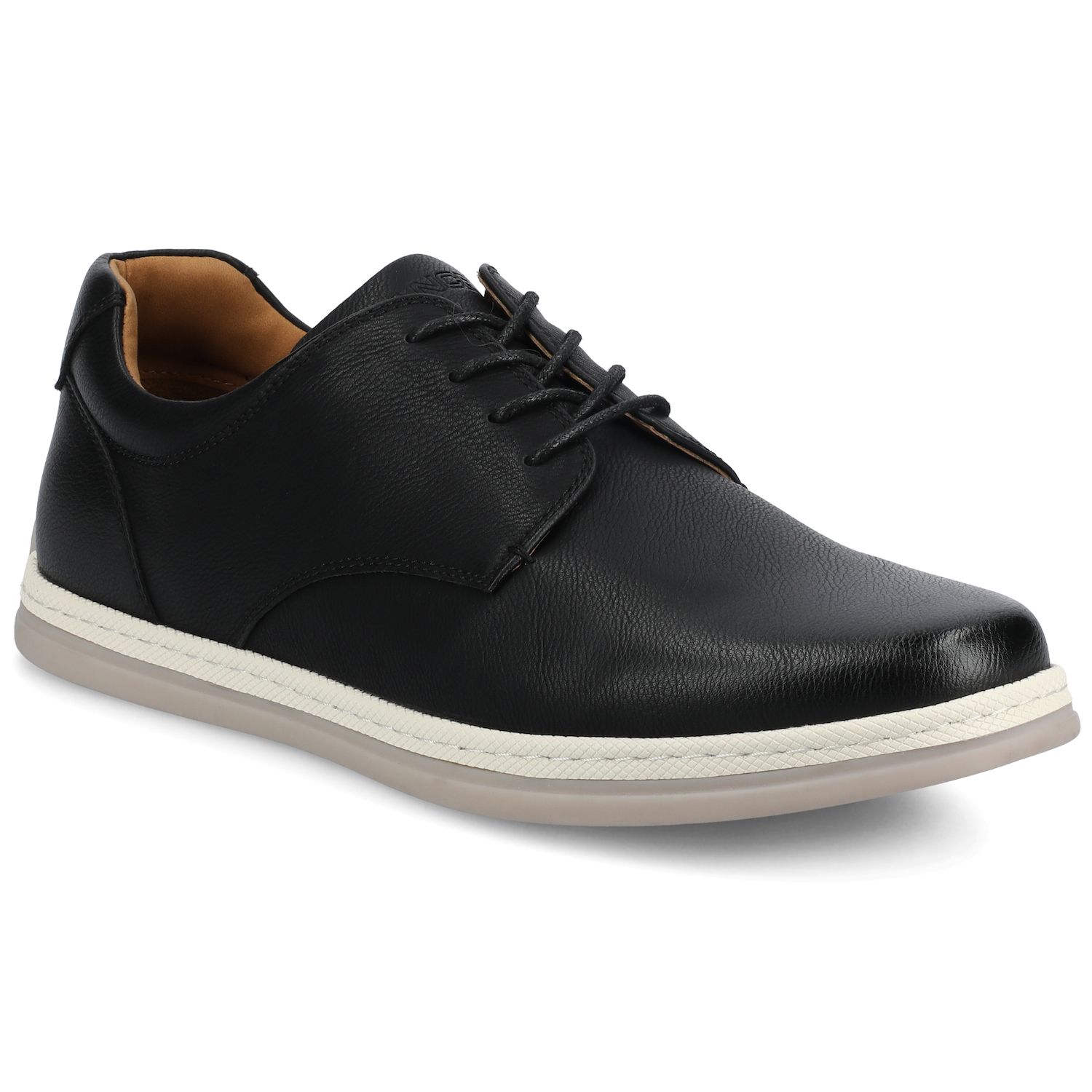 Мужская обувь VANCE Brodrick Men's Flexible Casual, цвет: Чёрный — фото 1