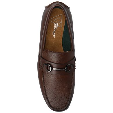 VANCE Charles Comfort Slip-on Flexible Men's Driving Bit Loafers