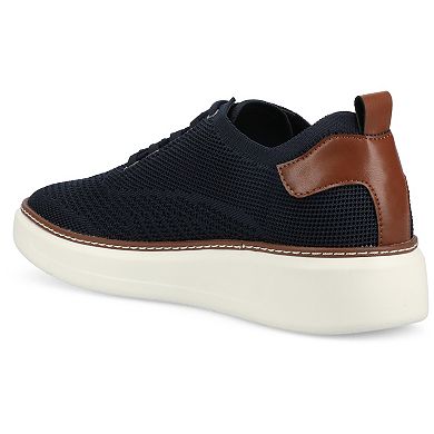 VANCE Norris Medium and Wide Width Comfort Lace-up Men's Casual Flexible Sneakers