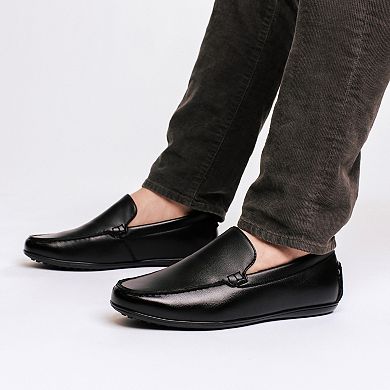 VANCE Sergio Comfort Slip-on Flexible Venetian Men's Driving Loafers