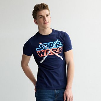 Men's Star Wars Crossed Lightsaber Graphic Tee