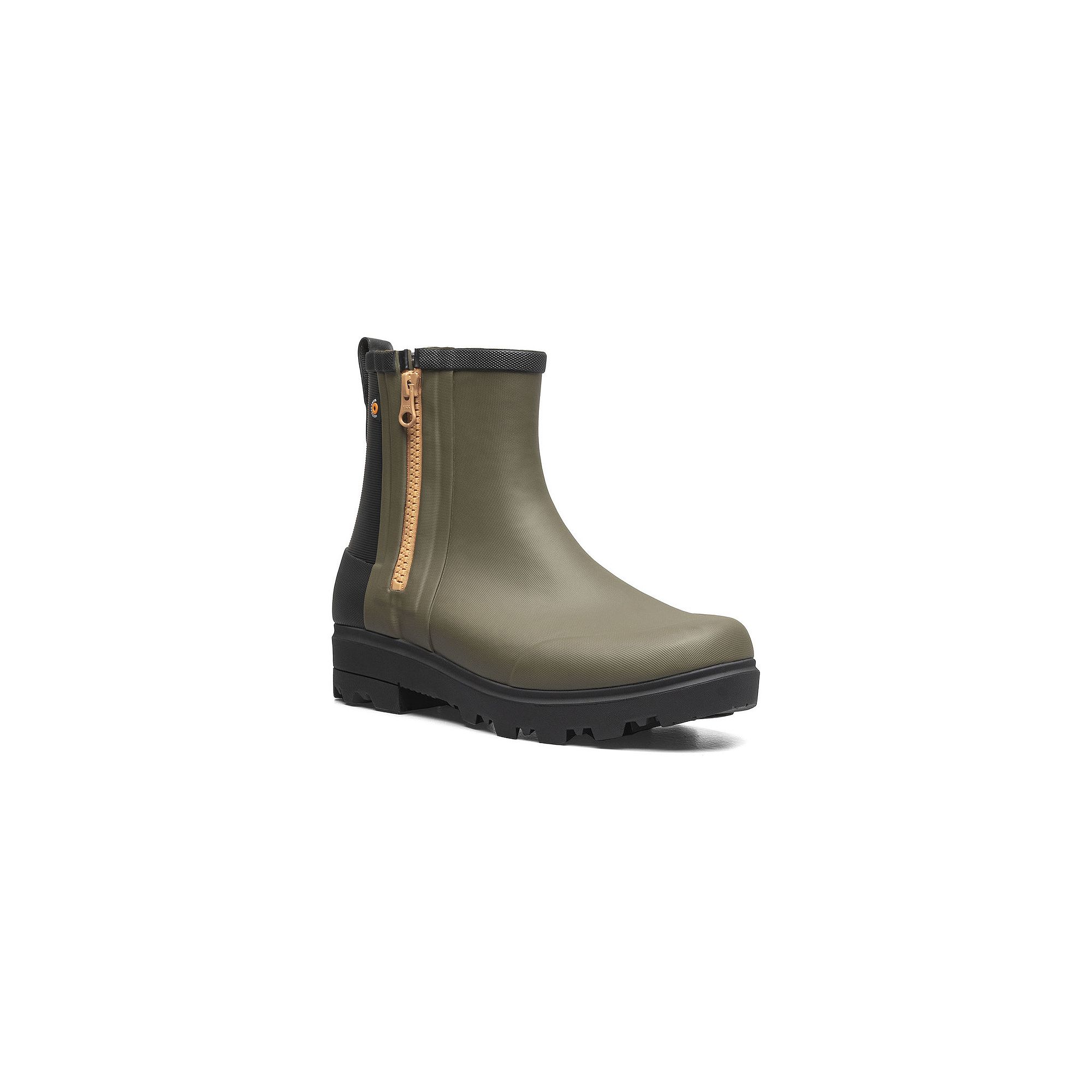 Bogs Holly Rain Zip Womens Waterproof Rain Boots, Size: 6, Green