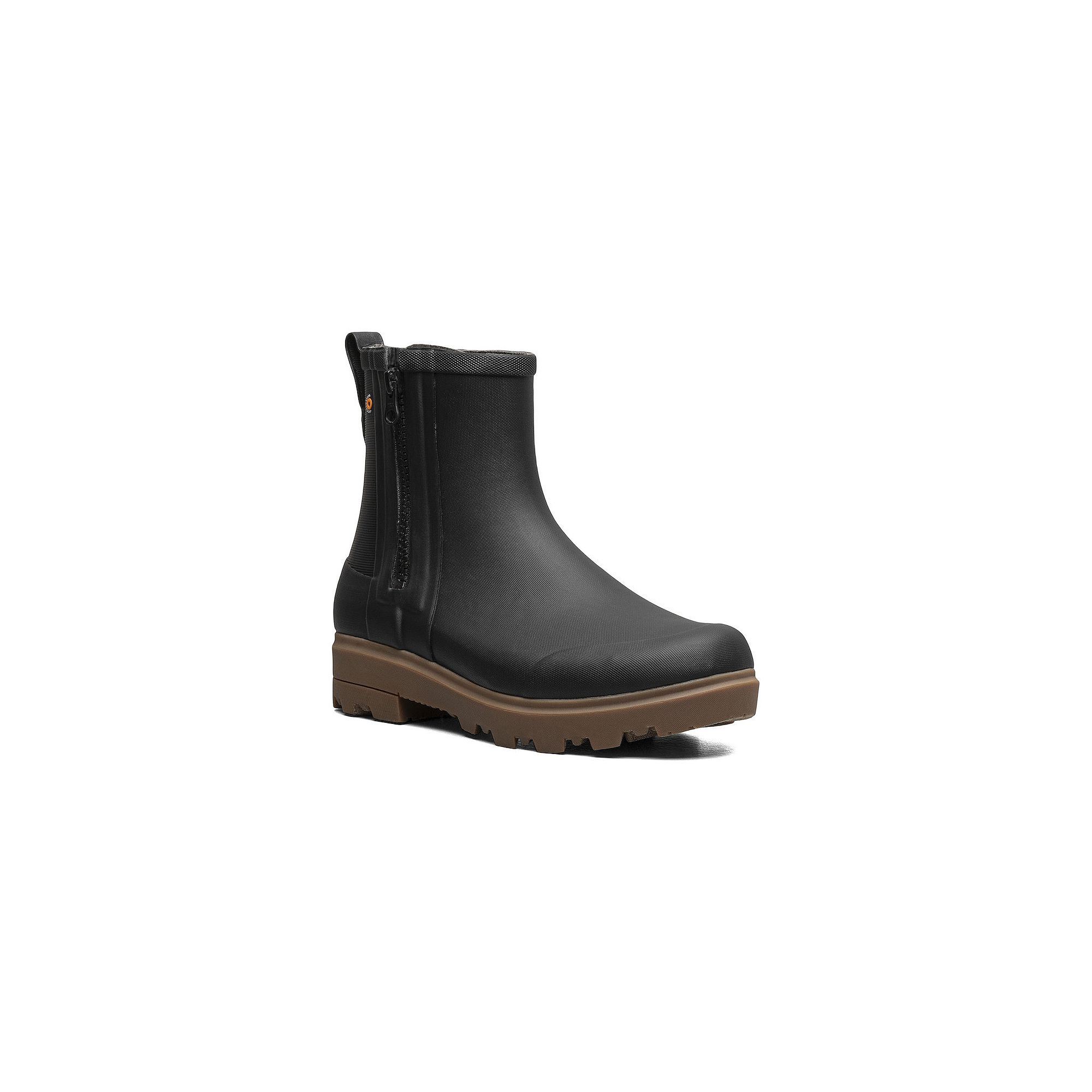 Bogs Holly Rain Zip Womens Waterproof Rain Boots, Size: 6, Black