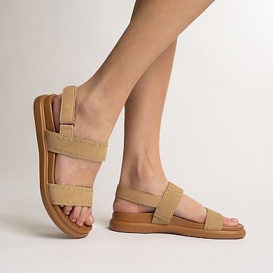 Journee Milie Women's Multi Strap Sandals