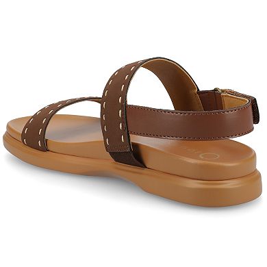Journee Milie Women's Multi Strap Sandals