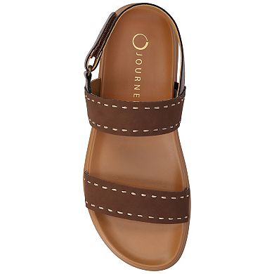 Journee Milie Women's Multi Strap Sandals