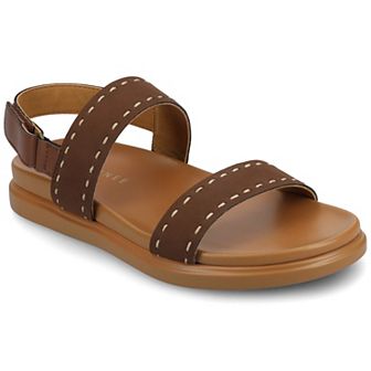 Journee Milie Women's Multi Strap Sandals