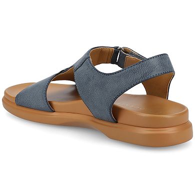 Journee Women's Mira T-Strap Sandals