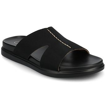 Journee Women's Misey Single Band Slip-On Sandals