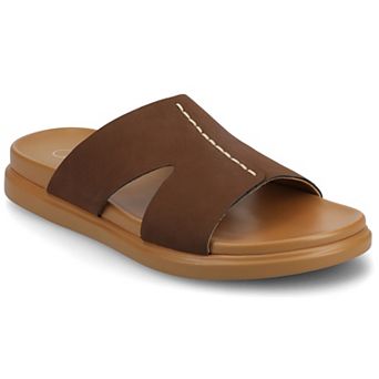 Journee Women's Misey Single Band Slip-On Sandals