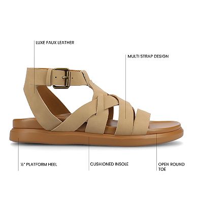 Journee Mistee Women's Strappy Sandals