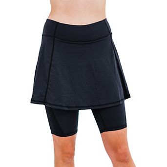 Women's Midi Lycra® Sport Skirt With Attached 10" Leggings