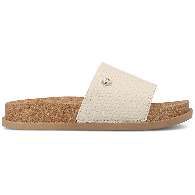 Journee Women's Sheena Single Band Slip-On Sandals