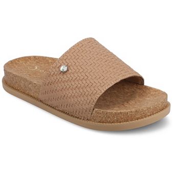 Journee Women's Sheena Single Band Slip-On Sandals