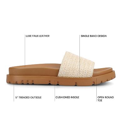 Journee Starr Women's Treaded Sport Sandals