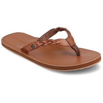 Journee Women's Tomi Braided Comfort Slip-on Flip-flop Sandals